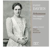 Fanny Davies - Fanny Davies & Adela Verne - Complete Recordings [Compact Discs]