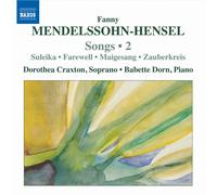Fanny Mendelssohn Fanny Mendelssohn-Hensel: Songs - Volume 2 (CD) Album