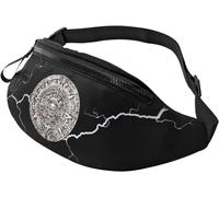Fanny Pack Calendrier Aztèque Maya, Sac Poitrine Unisexe Sacoche Homme Bandouliere Léger Sac Banane pour D'Entraînement Cyclisme Outdoor