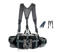 Fanny Pack étanche avec porte-bouteille - Sac banane réglable pour la randonnée, la pêche - Équipement d'extérieur pour hommes et femmes - Sac de voyage léger pour joggeurs, chasseurs, ajustement