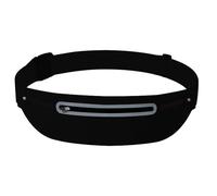 Fanny Pack pour coureurs de poche : sac de taille résistant à l'eau pour téléphones et équipements pour marcher, camping, voyage, marche pour chiens et cyclisme | sangle réglable, ajustement, Noir