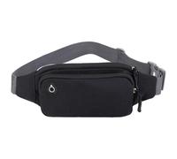 Fanny Pack - Sac de ceinture de hanche féminine, sac de chanson de taille de randonnée | Sac pour chiots pour petit sac de corrido, Gris (Black Zipper), riferimento alla descrizione, Se référer à la