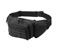 Fanny Pack, Sports Belt Bag, Small Waist Pack with Adjustable Strap, Multifunctional Design with 5 Pockets, Lightweight for Outdoors, Travel, Camping, 47.24 inches