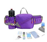 Fanny Pack with Water Bottle Holder - Oxford Cloth Workout Waist Hydration Belt, Adjustable Running Waist Bag | Breathable Camping Fanny Pack, for Hiking, Cycling, Fishing, Travel and Daily Commute