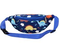 Fanny Pack With Zip And Shoulder Strap Chest Pocket Ideal For Women And Girls For Outdoor Sports Running Travel For Women,Boys And Teenagers,Dinosaur,1 Piece,Bronze,M
