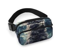 Fanny Packs Sac à bandoulière imprimé « A Cat in A Nebula » pour femme avec sangle réglable pour la vie quotidienne, style, 20 x 13 cm, sac banane, Style :, 20x13cm, Sacs banane