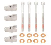 FanPaYY Lot de 4 porte-injecteurs de carburant 6110170139 pour W202 W203 W204 W164 W169 W639 Sprinter 906 W903, support de buse d'injection vis cylindrique A6110170139