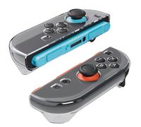 FANPL Coque pour manette Nintendo Switch 2 Joycon - Coque de protection rigide pour Joycons 2 - Design ergonomique et installation confortable et facile - Transparent