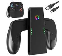 FANPL Poignée de charge pour manette Nintendo Switch 2 JoyCons, poignée confortable pour joycon 2 avec câble de données USB de type C de 1 m