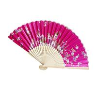 FanPocket Vintage Chinese Flower Dance Hand Held Folding Tools & Improvement Happy Anniversary Banner And (M, taille unique)