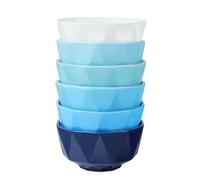 fanquare 340ml Coupes à dessert set de 6, 4,5 pouces Coupes à crème glacée, lavable au lave-vaisselle micro-ondes Petites coupes pour cuisine Snack Accompagnements, Couleur Assorted
