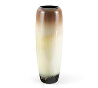 fanquare Hauts Vases Sols Debout 50cm, Céramique Brune Mince Vase d'herbe de la Pampa, Moderne Décoratif Grand Vase de Fleurs pour cheminée Salon Pièces centrales Maison Décoration