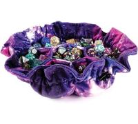 Fanroll - Velvet Compartment Dice Bag with Pockets - Nebula