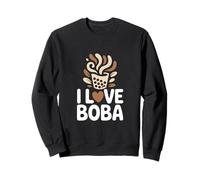 Fans de Boissons à Bulles I Love Boba Tea Sweatshirt