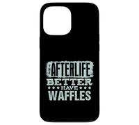 Fans de Brunch Humoristiques pour Les Amateurs de gaufres Coque pour iPhone 13 Pro Max