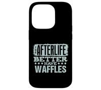 Fans de Brunch Humoristiques pour Les Amateurs de gaufres Coque pour iPhone 14 Pro
