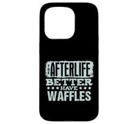 Fans de Brunch Humoristiques pour Les Amateurs de gaufres Coque pour iPhone 15 Pro