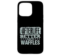 Fans de Brunch Humoristiques pour Les Amateurs de gaufres Coque pour iPhone 15 Pro Max