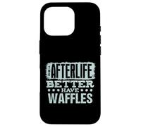 Fans de Brunch Humoristiques pour Les Amateurs de gaufres Coque pour iPhone 16 Pro