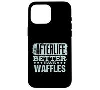 Fans de Brunch Humoristiques pour Les Amateurs de gaufres Coque pour iPhone 16 Pro Max