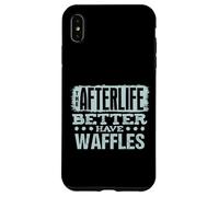 Fans de Brunch Humoristiques pour Les Amateurs de gaufres Coque pour iPhone XS Max