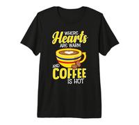 Fans de café où Les cœurs sont Chauds et Le café est Chaud Colombie T-Shirt Haut de Gamme