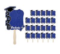 Fans de remise de diplôme - 24 accessoires photo double face, accessoires photo ďe classe 2026, kit đe célébration d́e diplôme 2026, cadeaux d̄e lycée pour voyage, école, collège, anniversaire,