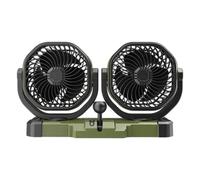 Fans de voiture That Blow Air à froid | 360 Degree Rotating Low Noise Double Head