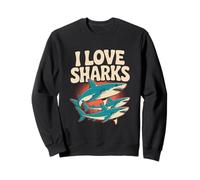 Fans des I Love Sharks Ocean Predator Sweatshirt