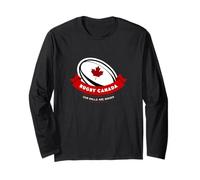 Fans drôles de Rugby Canada - Nos balles sont Plus Grandes Manche Longue