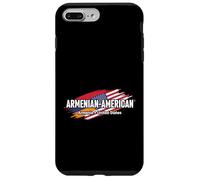 Fans du Drapeau de l'Arménie des États-Unis Pride Heritage Coque pour iPhone 7 Plus/8 Plus