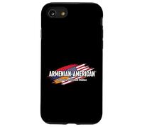 Fans du Drapeau de l'Arménie des États-Unis Pride Heritage Coque pour iPhone SE (2020) / 7/8