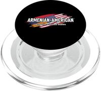 Fans du Drapeau de l'Arménie des États-Unis Pride Heritage PopSockets PopGrip pour MagSafe