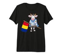 Fans roumains/Roumanie Vache T-Shirt Haut de Gamme