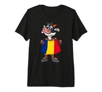 Fans roumains/Vache roumaine T-Shirt Haut de Gamme