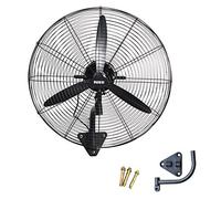Fans Ventilateur Industriel, Mural, Ventilateurs électriques Commerciaux de Grande Puissance pour Gym, Entrepôts, Garage, Magasin, Atelier, Noir