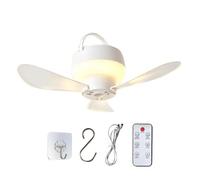 Fans with Lights 4-Speed Rechargeable Portable Mini Summer summer fans blo