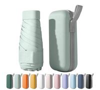 FANSEZQ Mini Umbrella UV Protection - Compact Portable Travel Folding Umbrella for Women & Men, Anti-UV Sun Shield Parasol