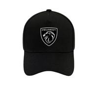 FANSHIDAN Casquette de Baseball pour Peugeot E-5008 2024 2025, avec Logo de Voiture, Coton Respirant Réglable, Idéale Course Automobile, Voyage Décontracté,Black2