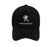 FANSHIDAN Casquette de Baseball pour Peugeot E-5008 2024 2025, avec Logo de Voiture, Coton Respirant Réglable, Idéale Course Automobile, Voyage Décontracté,Black1