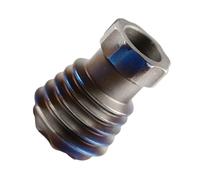 FANSHINUO Alliages Pendentifs Couteaux Perles Couteaux Cordon Paracord Corde Pendentifs pour Camping et Randonnée Survie en plein air, Length 1.7cm, aperture 6mm, Alliage de titane