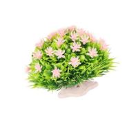 FANSHINUO Aquariums Décoration réaliste Fleur Herbe Plante Attrayant Simulation Algues pour différentes tailles d'aquariums Ornement Paysage Fishtanks