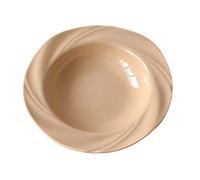 FANSHINUO Assiette en céramique familiale, design robuste, passe au micro-ondes pour chauffer les repas, plateau de service pour pâtes