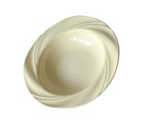 FANSHINUO Assiette en céramique familiale, design robuste, passe au micro-ondes pour chauffer les repas, plateau de service pour pâtes