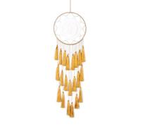 FANSHINUO Attrape-rêves en macramé tissé fait à la main - Décoration murale pour chambre à coucher et décoration d'intérieur