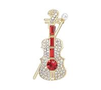 FANSHINUO Broche élégante en cristal pour les amateurs de musique et les amateurs de mode pour événements musicaux, as the pic show, Métal