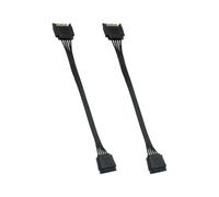 FANSHINUO Câble d'extension d'alimentation 15 broches 15 broches 1 mâle vers 1 femelle pour disque dur PC