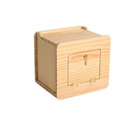 FANSHINUO Cage à oiseaux en acrylique et bois pour perroquets - Petite fenêtre - Décoration pour oiseaux de petite taille