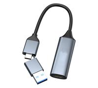 FANSHINUO Carte de capture vidéo 4K USB C vers 4K Durabilité Enregistrement USB Grabber pour les jeux en direct et plus de cartes de cinéma maison