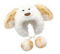 FANSHINUO Casquettes de dessin animé avec cache-oreilles pour Halloween, chapeaux en fourrure, unisexe pour l'hiver, accessoire d'extérieur, chapeau pour homme pour femme pour adultes costume